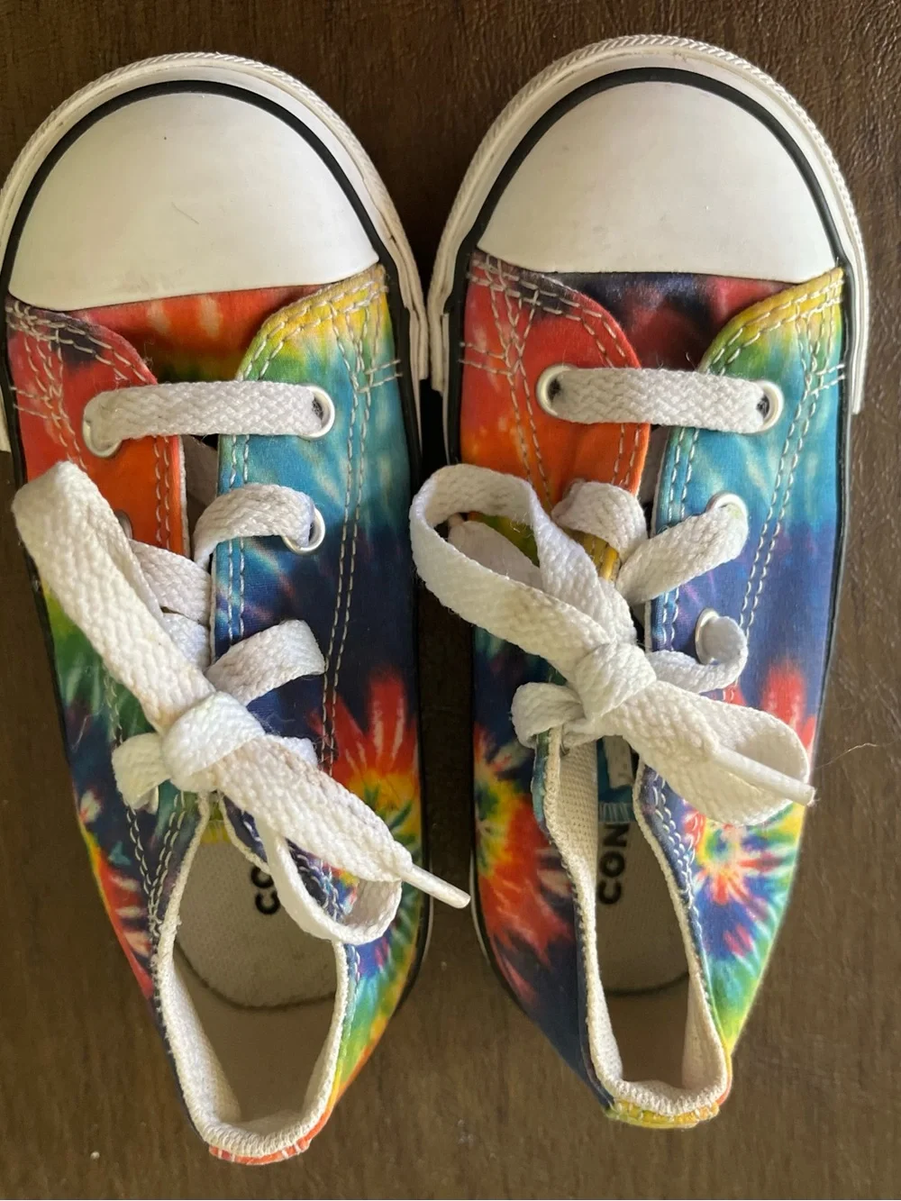 Converse Kids Tie-Dye Canvas Sneakers - Rainbow